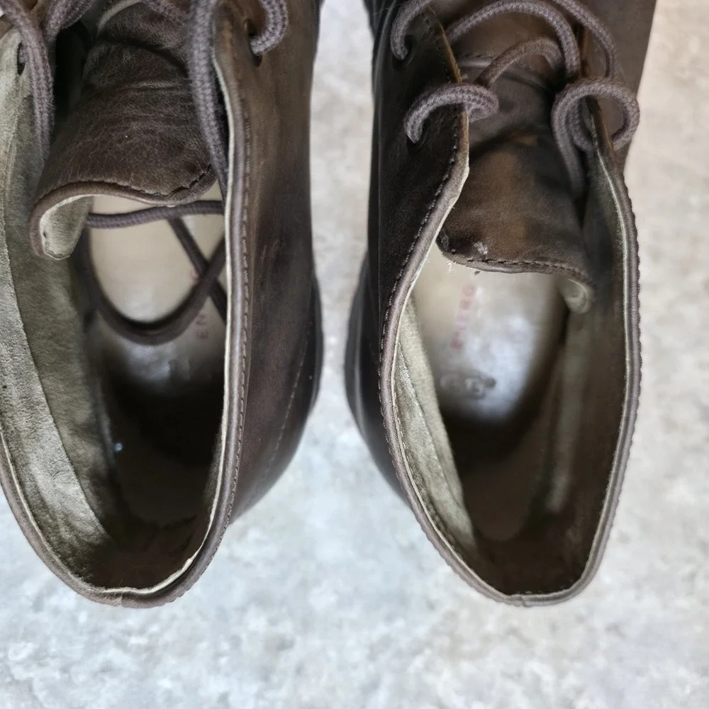UGG Men's Leighton Brown Leather Chukka Boots Size 9.5 Waterproof Soft Toe